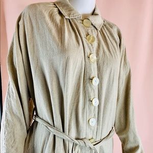 FREE PEOPLE LINEN DRESS SIZE SMALL